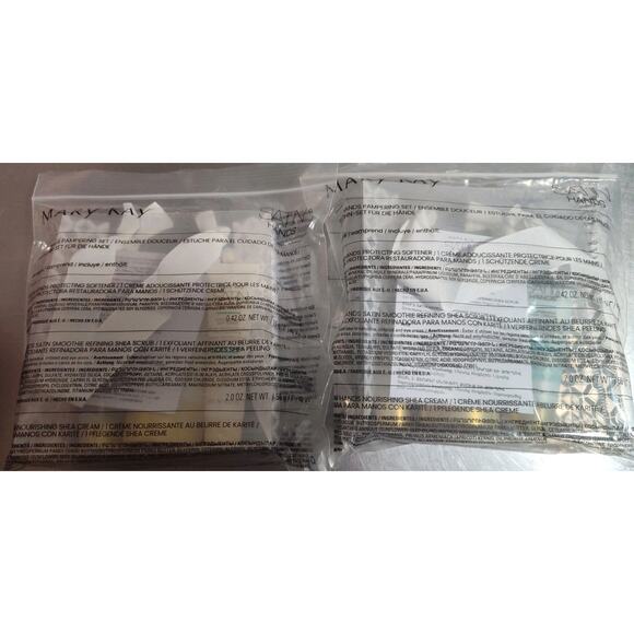 2 Sets Mary Kay Satin Hands Fragrance Free Mini Pampering Set Travel/Gift Size - Picture 6 of 6